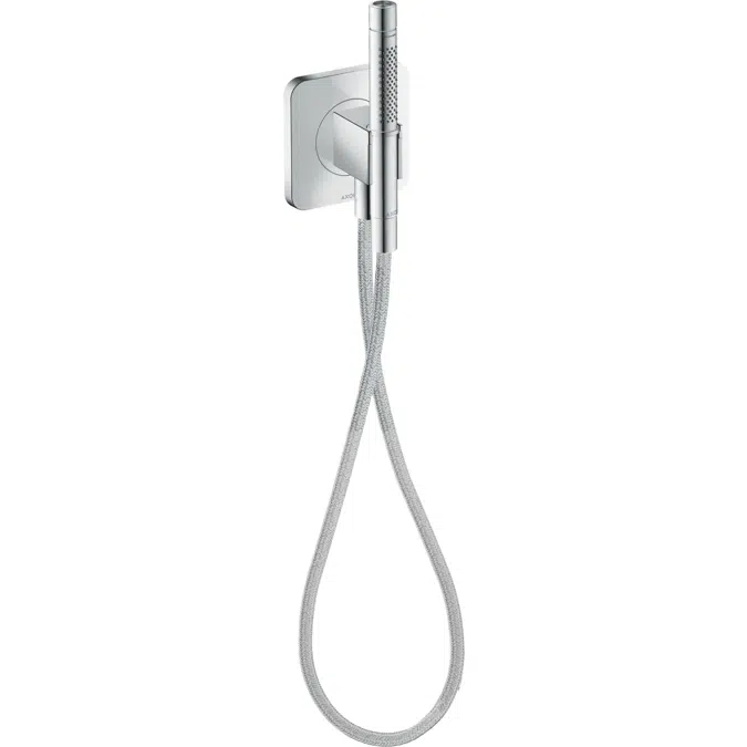 AXOR Citterio C Porter unit 120/120 softsquare with baton hand shower 2jet and textile shower hose