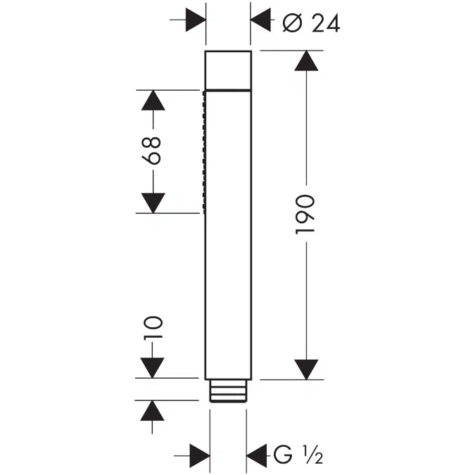 AXOR Starck Baton hand shower 2jet