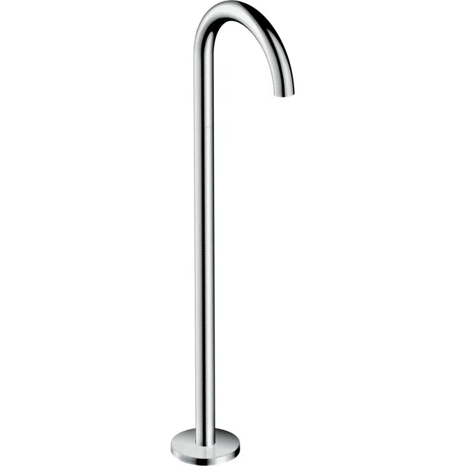 AXOR Uno Bath spout curved floor-standing