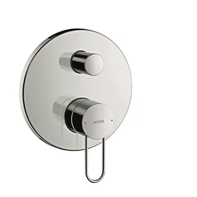 Immagine per AXOR Uno Single lever bath mixer for concealed installation with loop handle and integrated security combination according to EN1717 38428930