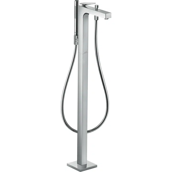 AXOR Citterio Single lever bath mixer floor-standing with lever handle - rhombic cut