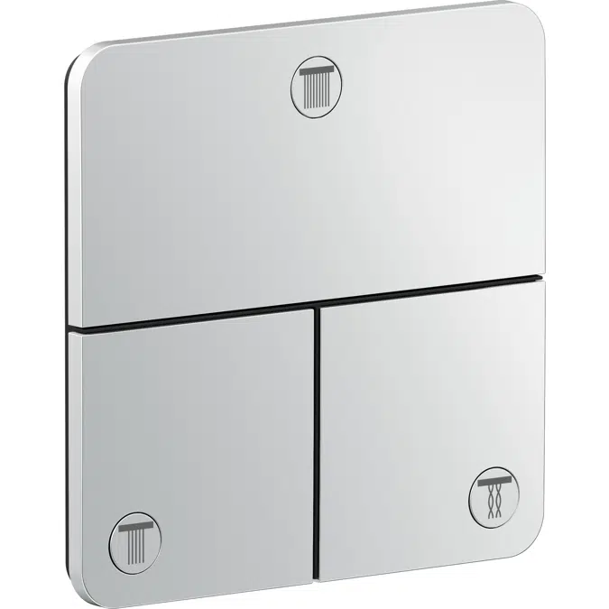 AXOR ShowerSelect ID Valve for concealed installation softsquare for 3 functions