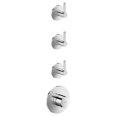 obraz dla 48723USA AXOR One Thermostatic module for concealed installation for 3 functions with lever handle