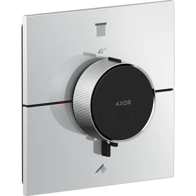 AXOR ShowerSelect ID Thermostat for concealed installation square for 2 functions