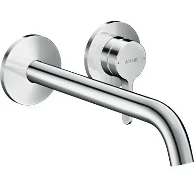 Image for AXOR One Single lever basin mixer for concealed installation wall-mounted with lever handle and spout 220 mm