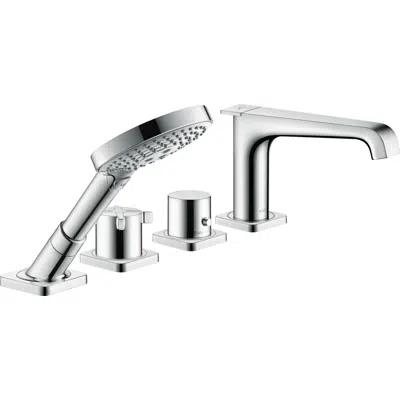 Image for 36410XXX AXOR Citterio E 4-hole tile mounted thermostatic bath mixer
