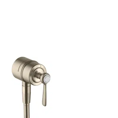 Image for AXOR Montreux Wall outlet stop with non return valve, shut-off valve and lever handle 16883820