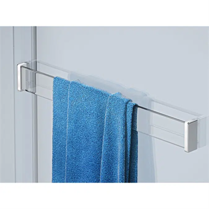 D4 Pulsar - Separator - Fixed panel + Slider door for shower