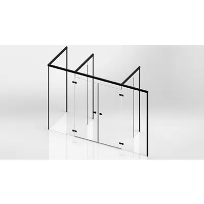 System 210 - Modular system - Glass partition için görüntü