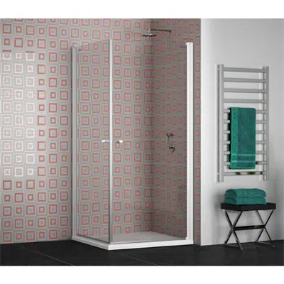 Image for D1 Plus Giro - Pivot twin doors at 180º with angle access for shower