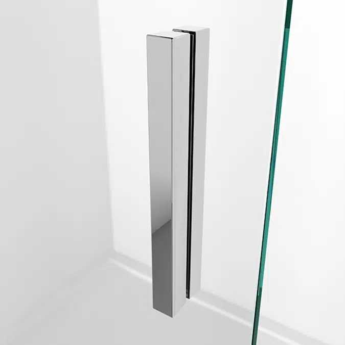 D1 GravityONE - 2 Fixed + Slider twin doors for shower