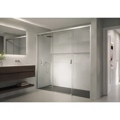 Image for D2 Aura - 1 Fixed + 1 Door + 1 Fixed for shower
