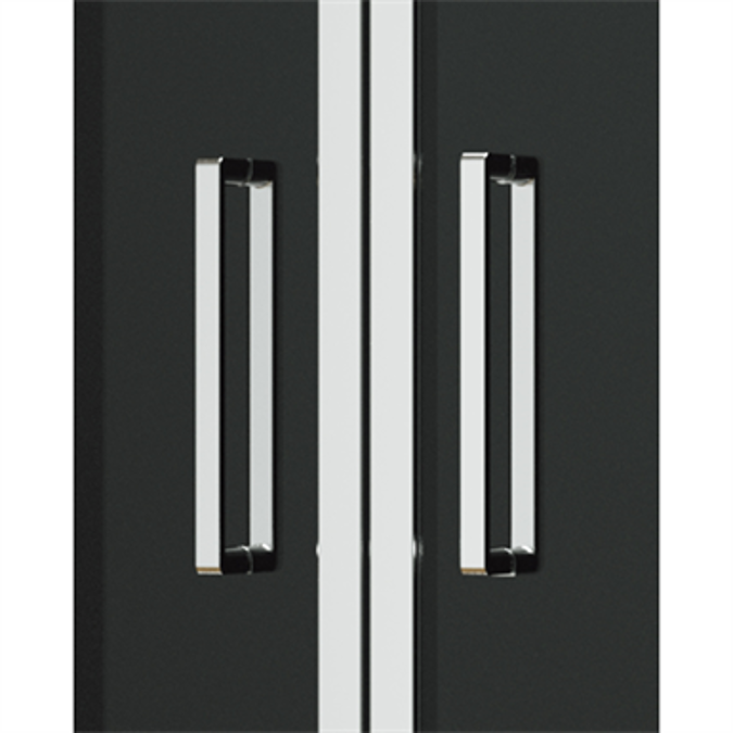 Egipthia  - 2 Fixed + Pivot twin doors for shower