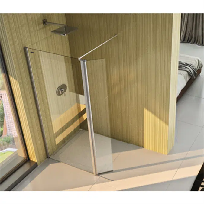 D1 Plus Giro - 1 Fixed + 1 Pivot door for shower