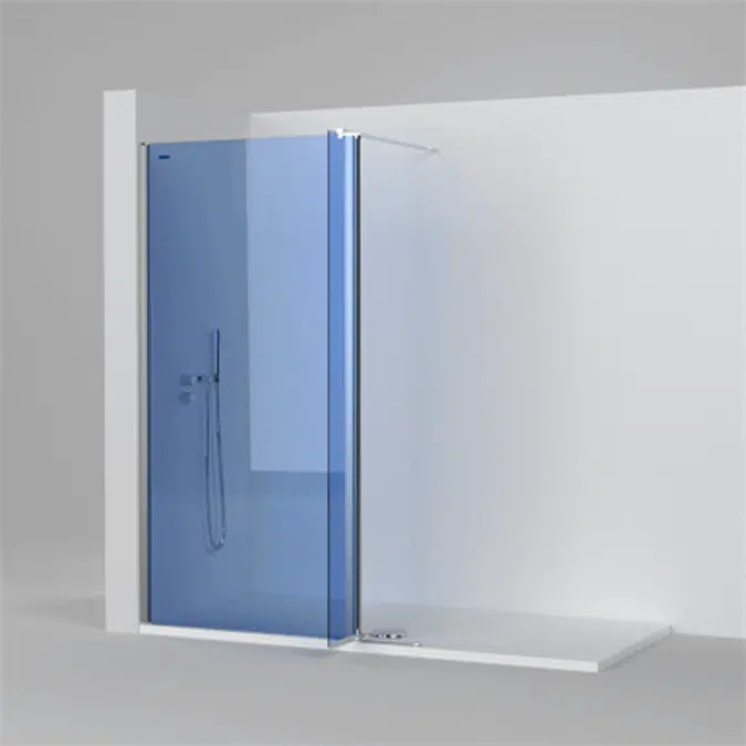 D1 Plus Giro - 1 Fixed + 1 Pivot door for shower