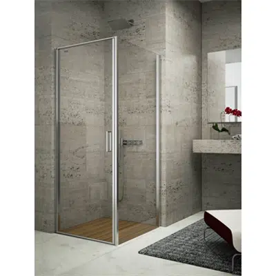 Image for D2 Egipthia  - Combinated Angle Configuration - Pivot door at 180º + side panel (90º) for shower