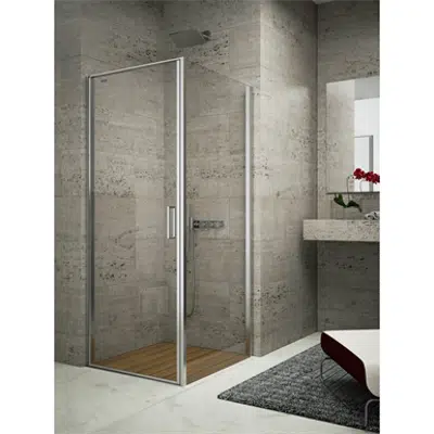 bilde for D2 Egipthia  - Combinated Angle Configuration - Pivot door at 180º + side panel (90º) for shower