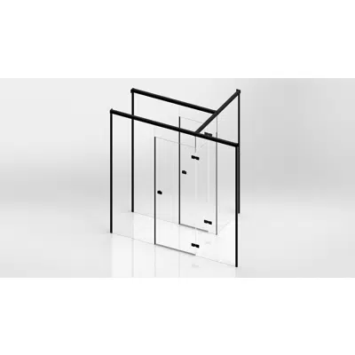 Image for System 210 - Modular system - Glass partition