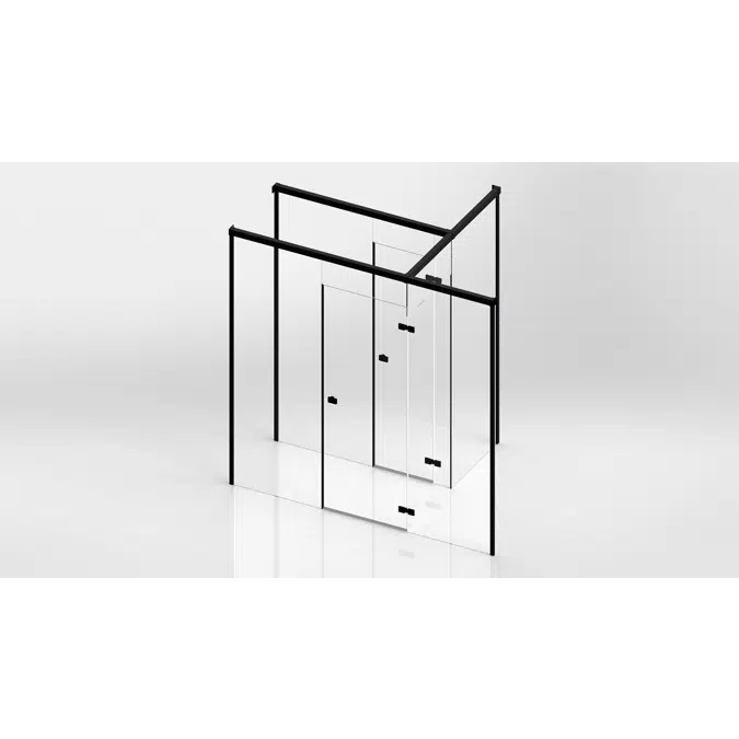 System 210 - Modular system - Glass partition