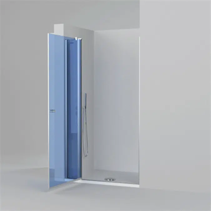 D2 Egipthia  - 1 Fixed + 1 Pivot door for shower