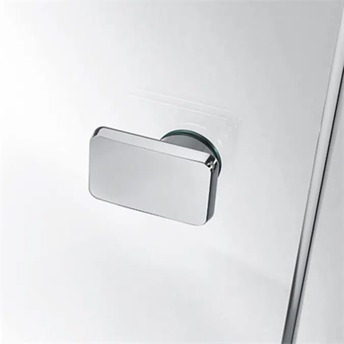 D4 Pure20 - 2 Fixed + Pivot twin doors with angle access for shower