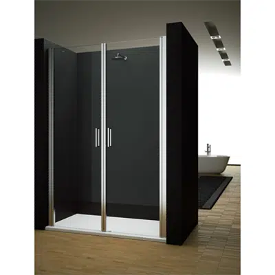 kép a termékről - D2 Egipthia  - 2 Pivot twin doors for shower