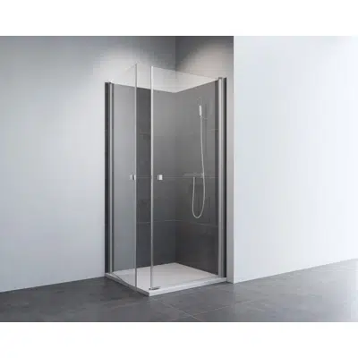 bild för D2 Swing - Pivot twin doors at 180º with angle access for shower