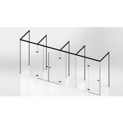 Image for System 210 - Modular system - Glass partition