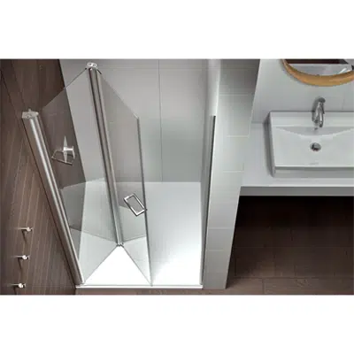 Image for D1 Plus Giro - Bi-fold and slider twin doors for shower