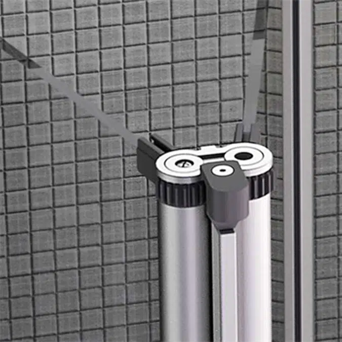 D1 Plus Giro - Bi-fold and slider twin doors for shower