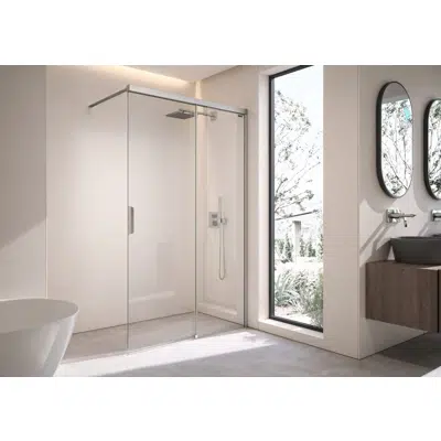 Image for D3 Bella Vita   - Separator - Fixed panel + Slider door for shower