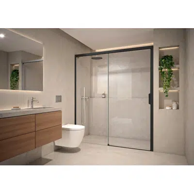 Image for D3 Bella Vita  - 1 Fixed + Slider door for shower