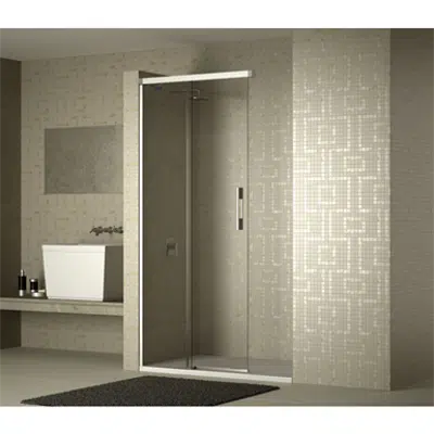 Image for D2 Gredel  - Separator - Fixed panel + Slider door for shower