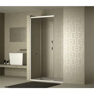 D2 Gredel  - Separator - Fixed panel + Slider door for shower için görüntü