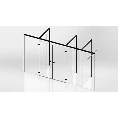 System 210 - Modular system - Glass partition için görüntü