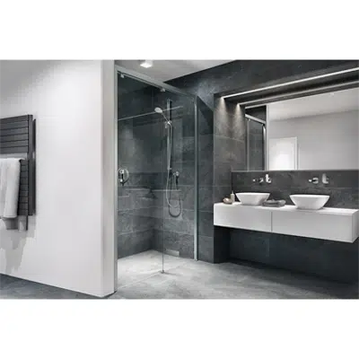 bilde for D1 Plus Evolution - 1 Fixed + Slider door for shower