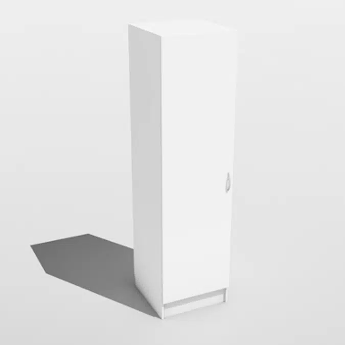 BIM objects - Free download! Tall cabinet, empty, F height - Solid ...