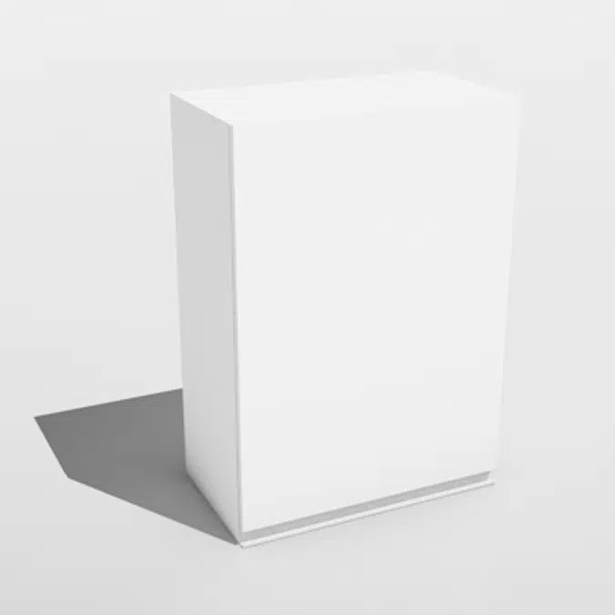 BIM objects - Free download! Wall cabinet with shelves, F height - Stil ...