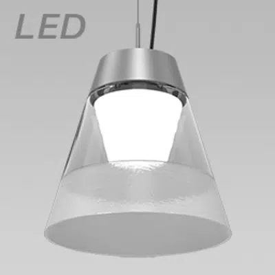 KONE 3 LARGE CLEAR LED PENDANT LUMINAIRE - KLP34 이미지