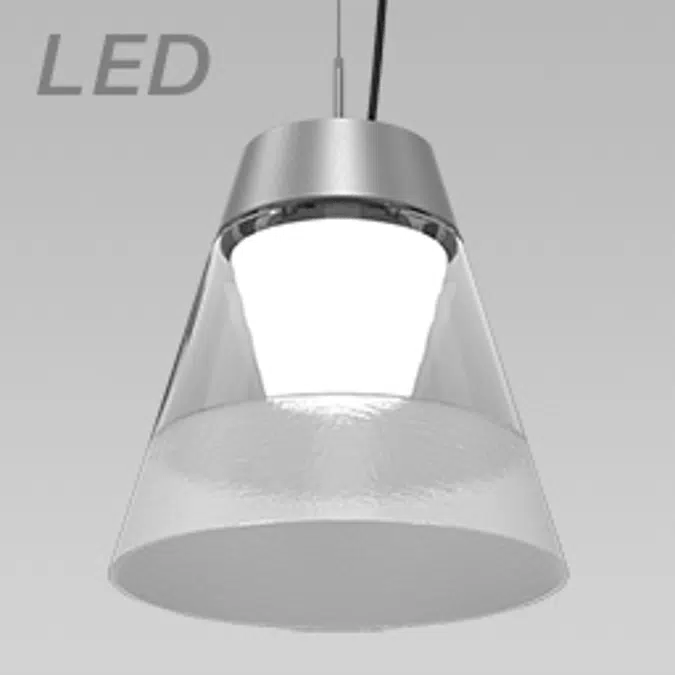 KONE 3 LARGE CLEAR LED PENDANT LUMINAIRE - KLP34