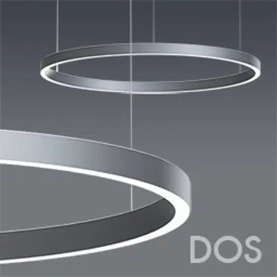 DOS CIRCULAR DIRECT/INDIRECT WHITE LED WITH OPAL ACRYLIC LENS 이미지