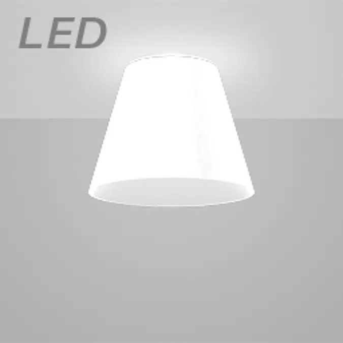 KONE 3 LARGE OPAL LED SEMI-RECESSED LUMINAIRE - KLS33