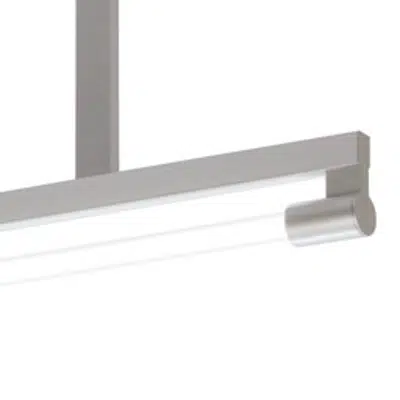 bild för STICK ST8 - Bare - T5 Single Lamp Ceiling Stem Mount Fixture