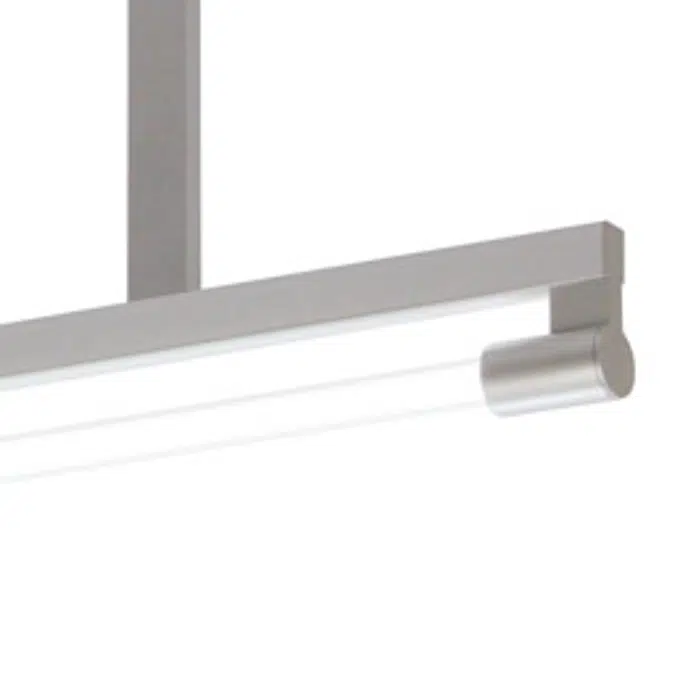 STICK ST8 - Bare - T5 Single Lamp Ceiling Stem Mount Fixture