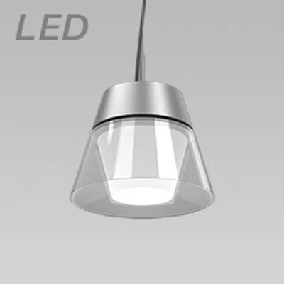 Image for KONE 3 SMALL CLEAR LED PENDANT LUMINAIRE - KLP32
