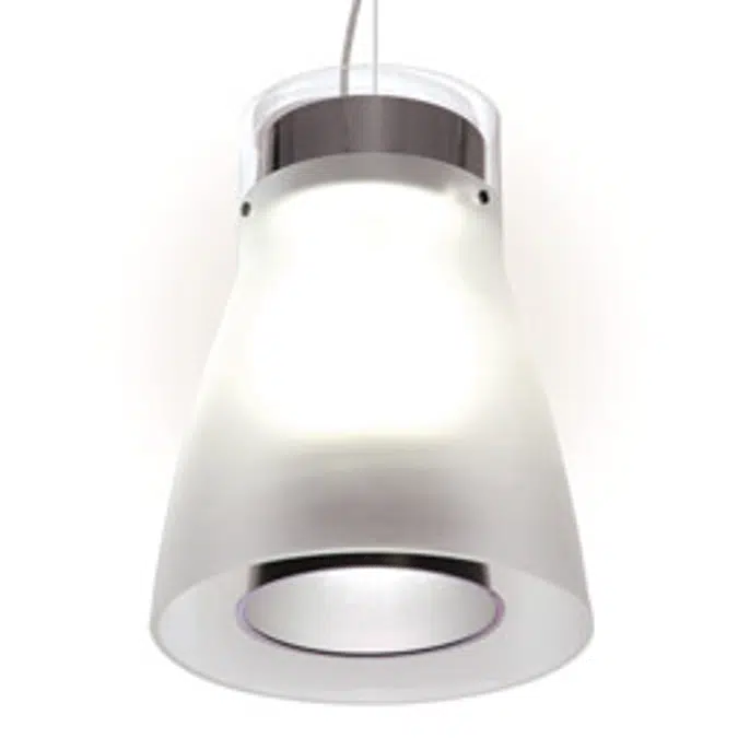 Kone Clear Glass Luminaire With Downlight 622 Series