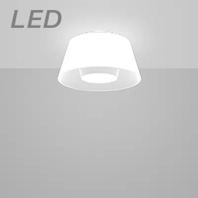 изображение для KONE 3 SMALL OPAL LED SEMI-RECESSED LUMINAIRE - KLS31