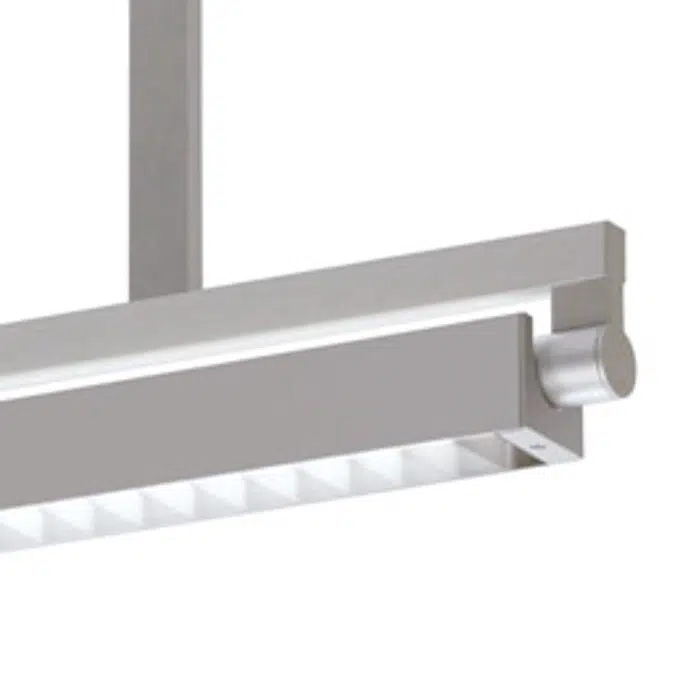 STICK ST8 - Trim 20 - T5 Single Lamp Ceiling Stem Mount Fixture