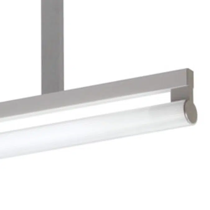 STICK ST8 - Trim 21 - T5 Single Lamp Ceiling Stem Mount Fixture