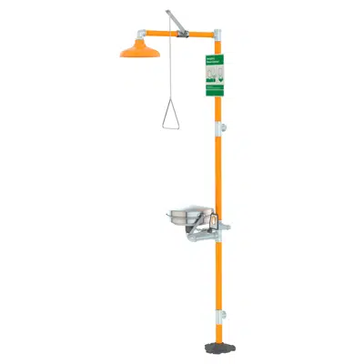 画像 G1909BC, Safety Station with WideArea™ Eye/Face Wash, Stainless Steel Bowl and Cover
